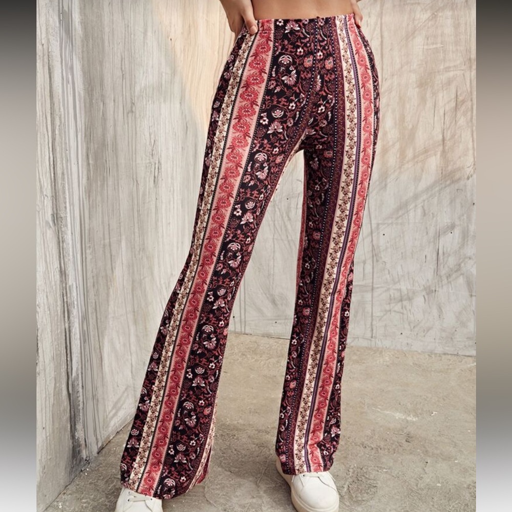 SHEIN Multicolor Stretchy Pants